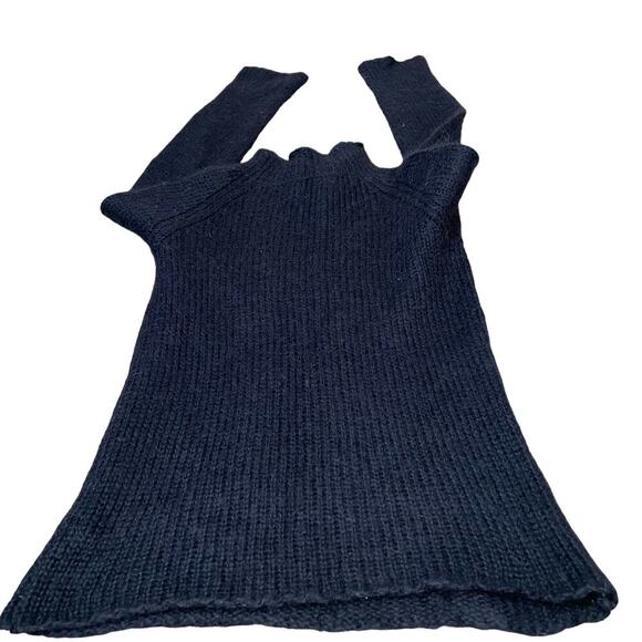 Margaret O'Leary sweater Mohair Merino wool blend black mock neck SZ SM - Picture 3 of 9